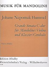 Johann Nepomuk Hummel Notenblätter Grande Sonata C-Dur für
