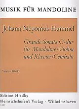 Johann Nepomuk Hummel Notenblätter Grande Sonata C-Dur