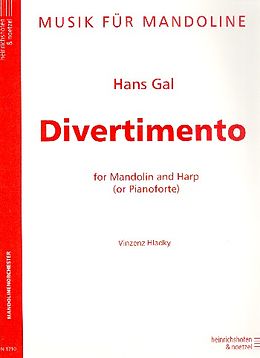 Hans Gál Notenblätter Divertimento op.80