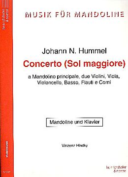 Johann Nepomuk Hummel Notenblätter Konzert G-Dur