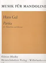 Hans Gál Notenblätter Partita