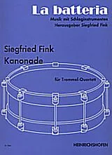 Siegfried Fink Notenblätter KANONADE FUER TROMMEL-QUARTETT
