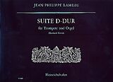 Jean Philippe Rameau Notenblätter Suite D-Dur