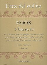 James Hook Notenblätter 6 Trios op.83 Band 1 (Nr.1-3)
