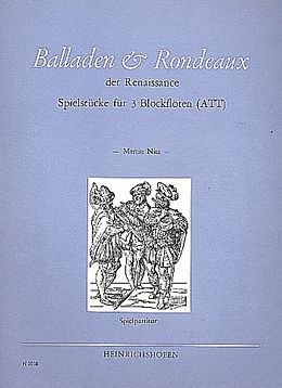  Notenblätter Balladen und Rondeaux der Renaissance
