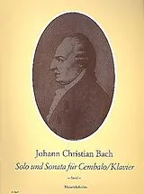 Johann Christian Bach Notenblätter Solo und Sonata