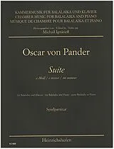 Oscar von Pander Notenblätter Suite e-Moll für Balalaika