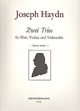 Franz Joseph Haydn Notenblätter Zwei Trios für Flöte, Violine