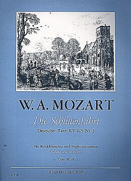 Wolfgang Amadeus Mozart Notenblätter Die Schlittenfahrt