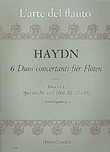 Franz Joseph Haydn Notenblätter 6 Duos concertants op.101 Band 1