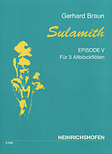 Gerhard Braun Notenblätter Sulamith aus dem Hohen Lied