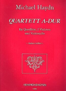 Johann Michael Haydn Notenblätter Quartett A-Dur für Flöte