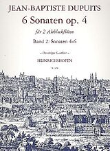 Édouard Dupuy Notenblätter 6 Sonaten op.4 Band 2 (Nr.4-6) für