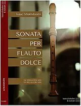 Isaac Makhdoomi Notenblätter Sonata per Flauto dolce