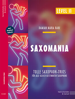 Damian Maria Rabe Notenblätter Saxomania Level 2 (+mp3-Download)