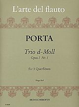 Bernardo Porta Notenblätter Trio d-Moll op.1,1