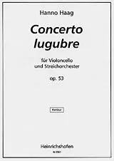 Hanno Haag Notenblätter Concerto lugubre op.53 für