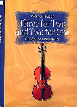 Werner Heider Notenblätter Three for two and two for one
