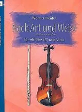 Werner Heider Notenblätter Nach Art und Weise für Altflöte in G