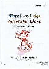 Cornelia Ghita Notenblätter Marni und das verlorene Wort