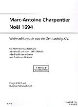 Marc Antoine Charpentier Notenblätter Noel 1694
