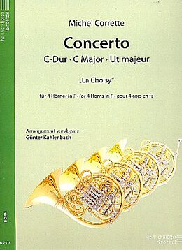 Michel Corrette Notenblätter Konzert C-Dur La Choisy