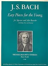 Johann Sebastian Bach Notenblätter Easy Pieces for the Young for 2 recorders