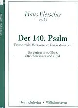 Hans Fleischer Notenblätter Errette mich Herr von den bösen Menschen