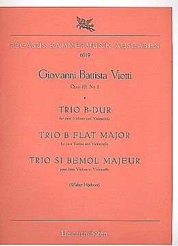 Giovanni Battista Viotti Notenblätter Trio B-Dur