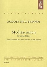 Rudolf Kelterborn Notenblätter Meditationen