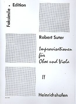 Robert Suter Notenblätter Improvisationen Band 2 für Oboe und Viola