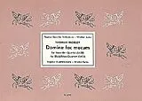Thomas Morley Notenblätter Domine fac mecum for
