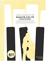 Karl Ditters von Dittersdorf Notenblätter Konzert Nr.2 Kr. 172 (Version in D-Dur)