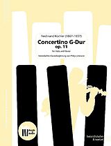 Ferdinand Küchler Notenblätter Concertino G-Dur op.11 (+QR-Codes)