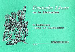 Karl Friedrich Abel Notenblätter Deutsche Tänze des 16. Jahrhunderts
