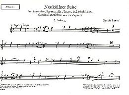 Rudolf Barthel Notenblätter Neuköllner Suite für Sopranino