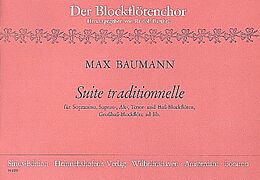 Max Baumann Notenblätter Suite Traditionelle für Sopranino