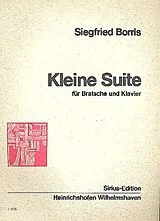 Siegfried Borris Notenblätter Kleine Suite