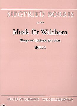 Siegfried Borris Notenblätter Musik op.109 Band 1 Teil 1
