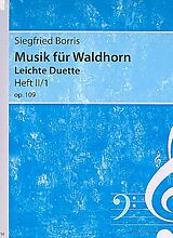 Siegfried Borris Notenblätter Leichte Duette op.109