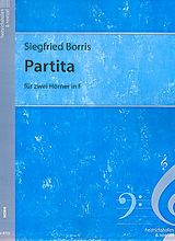Siegfried Borris Notenblätter Partita op.109 Nr.3
