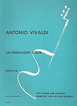 Antonio Vivaldi Notenblätter Konzert C-Dur für Laute und Orchester