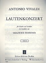 Antonio Vivaldi Notenblätter Konzert C-Dur für Laute und