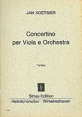 Jan Koetsier Notenblätter Concertino