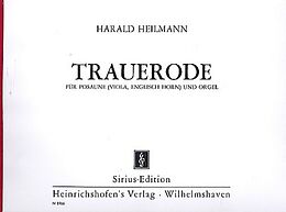 Harald Heilmann Notenblätter Trauerode