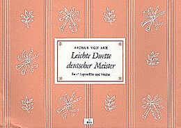 Karl Friedrich Abel Notenblätter Leichte Duette deutscher Meister