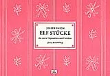Franz Joseph Haydn Notenblätter 11 Stücke
