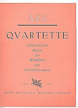  Notenblätter Quartette altitalienischer Meister