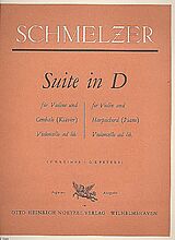 Johann Heinrich Schmelzer Notenblätter Suite D-Dur für Violine und Cembalo