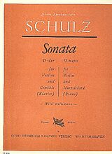 Johann Abraham Peter Schulz Notenblätter Sonata D-Dur